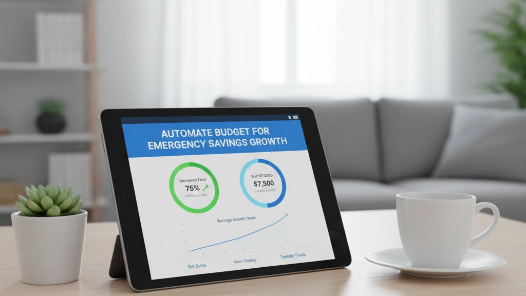 Automate Budget for Emergency Savings Growth