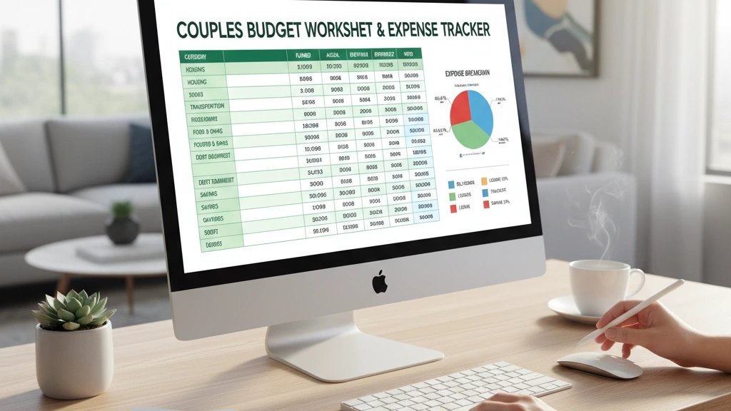 Couples Budget Worksheet and Expense Tracker