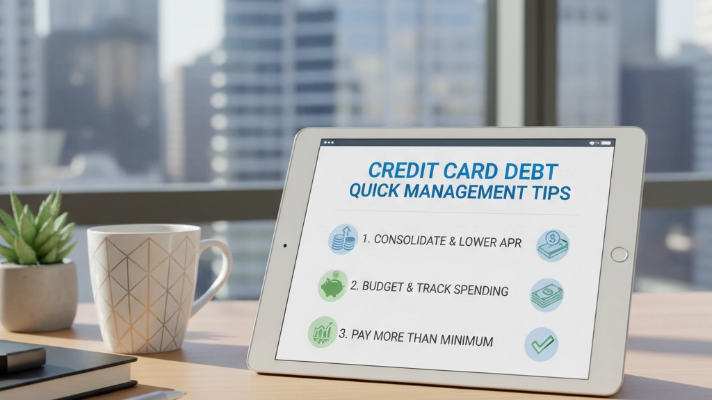 Credit Card Debt Quick Management Tips