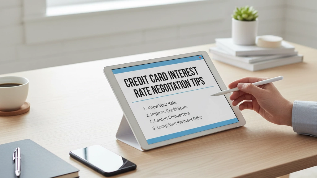 Credit Card Interest Rate Negotiation Tips