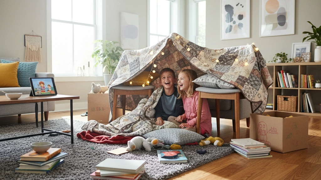 DIY Indoor Fort Building Adventure