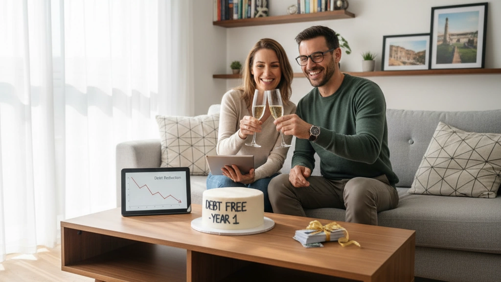 Debt Free Journey First Year Celebration