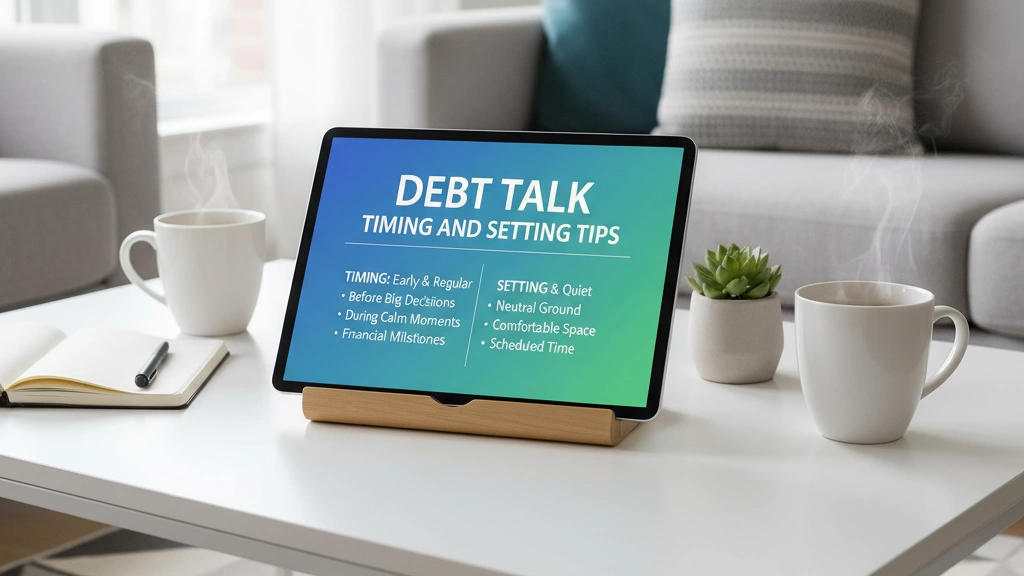 Debt Talk Timing and Setting Tips