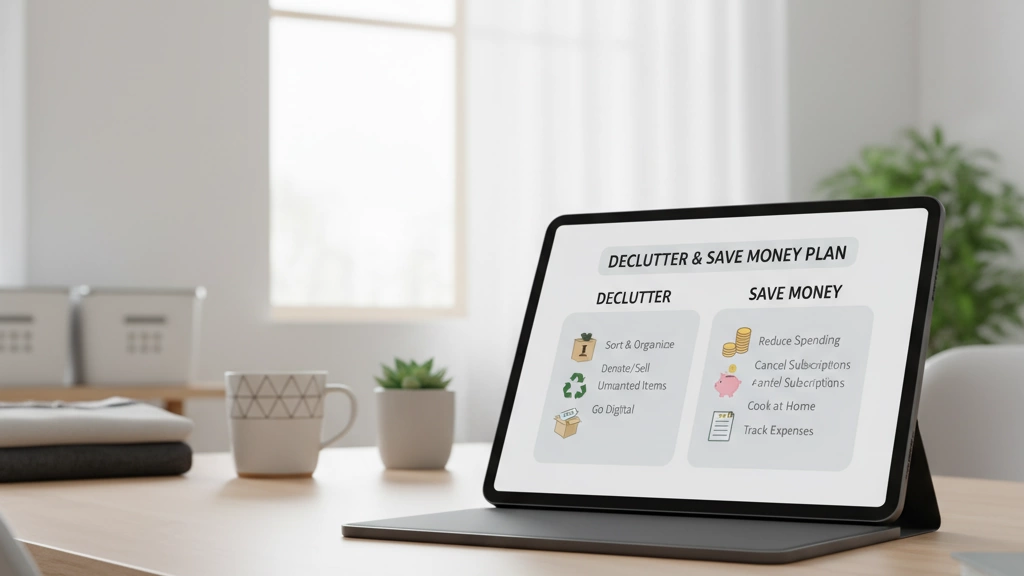 Declutter and Save Money Plan
