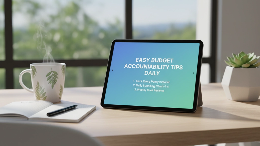 Easy Budget Accountability Tips Daily