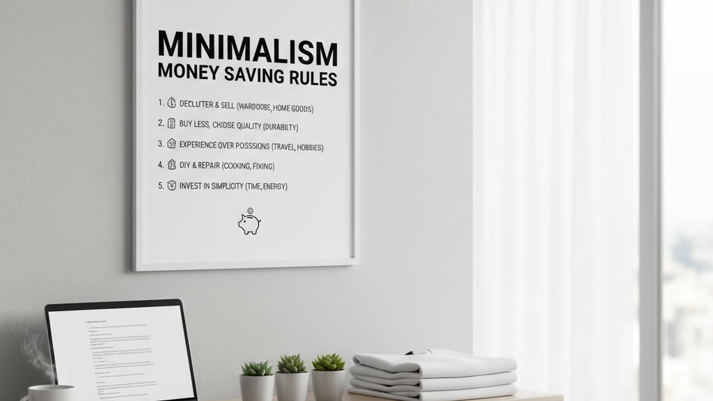 Minimalism Money Saving Rules