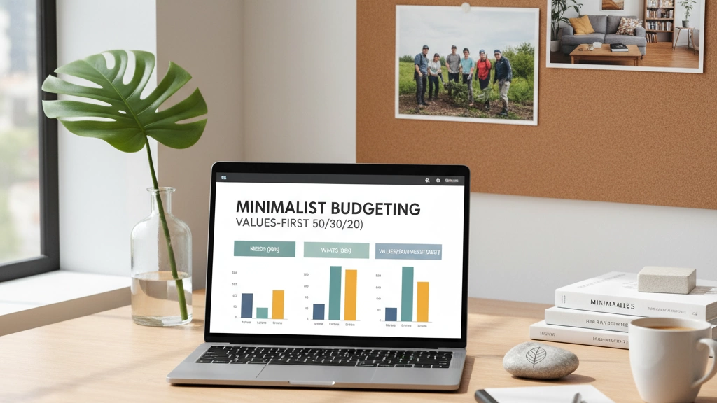 Minimalist Budgeting With Values-First 50/30/20