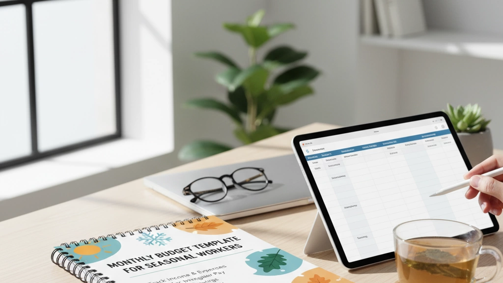 Monthly Budget Template for Seasonal Workers Guide