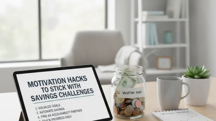 Motivation Hacks to Stick with Savings Challenges and Win