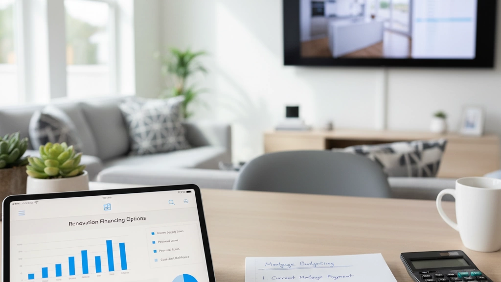 Renovation financing options and mortgage budgeting