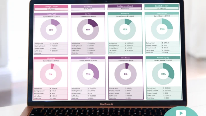 Simple Savings Tracker for Tech-Savvy Users with Automation and Customization