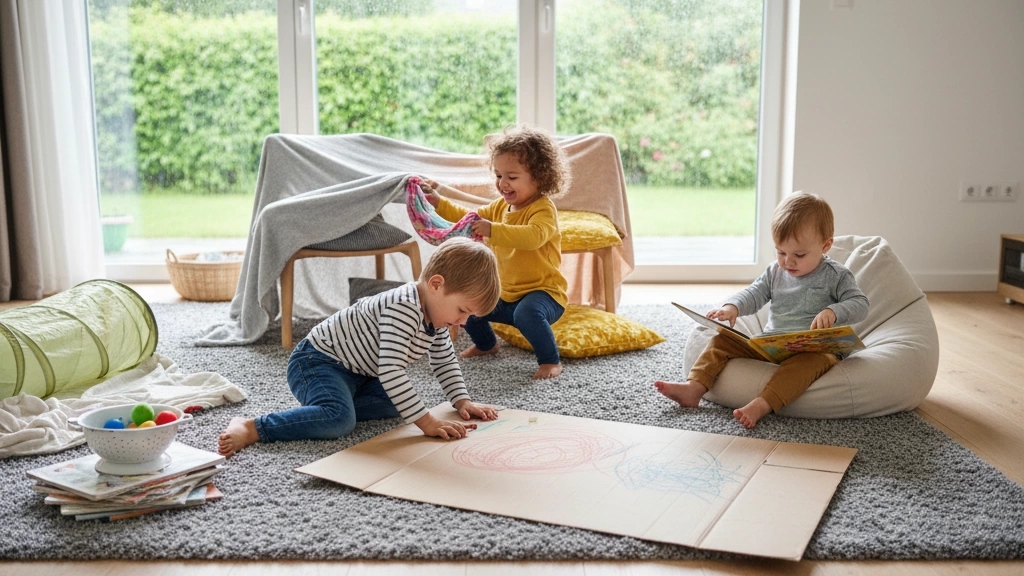 Toddlers Indoor Zero-Cost Rainy-Day Activities