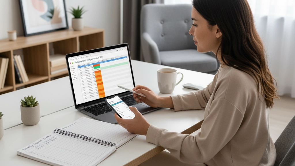 Tracking Monthly Expenses for Budgeting First Paycheck